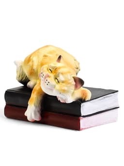 Садовая фигура из гипса «Спящий Кот», 22×14×11 см