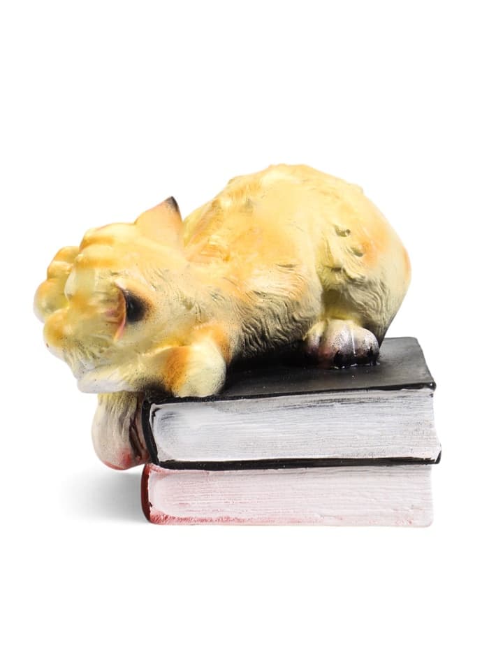 Садовая фигура из гипса «Спящий Кот», 22×14×11 см