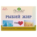 Рыбий жир пищевой Mirrolla с пшеницей, облепихой и шиповником, 100 капсул по 0.37