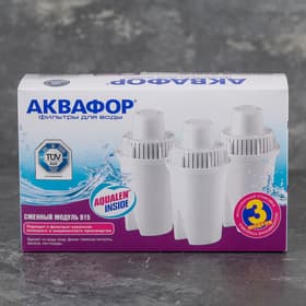 Набор сменных картриджей для кувшина «Аквафор В-15», 3 шт.