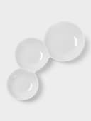 Менажница «Атом», 20×12 см, керамика, белая