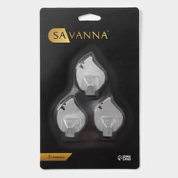 Крючки самоклеящиеся SAVANNA «Листики», 3 шт., металл, 4×3×1.5 см, хромированные