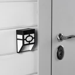 Садовый светильник, уличный, на солнечной батарее, накладной, 9×12×5 см, 1 LED, свечение тёплое белое