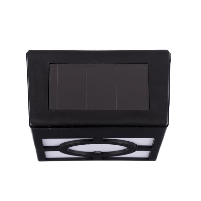 Садовый светильник, уличный, на солнечной батарее, накладной, 9×12×5 см, 1 LED, свечение тёплое белое