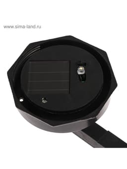 Садовый светильник «Шар», уличный, на солнечной батарее, 14×15×10 см, 1 LED, свечение белое