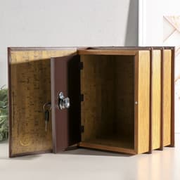 Шкатулка книга - сейф многотомный «Война и мир», дерево, 25×19×16.5 см