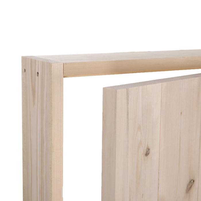 Дверь для бани и сауны, 170×70 см по коробке, сосна, на клиньях, массив, «Добропаровъ»