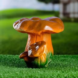 Садовая фигура из гипса «Грибы лисички», 16×21×17 см