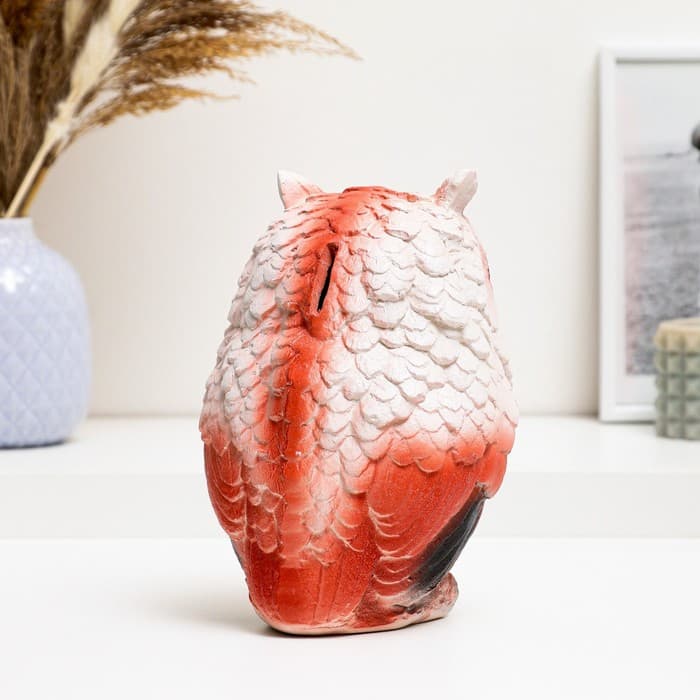 Копилка для денег «Филин Филя», гипс, 13×13×20 см