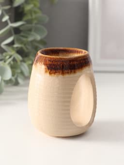 Аромалампа для эфирных масел «Полоски», керамика, 8.2×6.3×6.3 см, МИКС