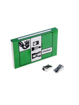 Точилка металлическая Calligrata, конусная, серебристая