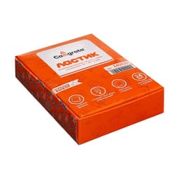 Ластик комбинированный Tian Shi, скошенный, красный/синий