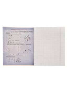 Предметная тетрадь по геометрии Calligrata «Металл», 48 листов, в клетку, со справочным материалом, обложка из мелованного картона