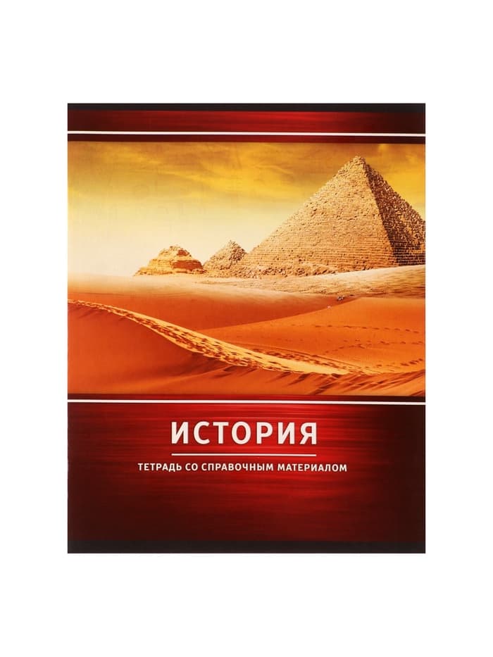 Предметная тетрадь по истории Calligrata «Металл», 48 листов, в клетку, со справочным материалом, обложка из мелованного картона