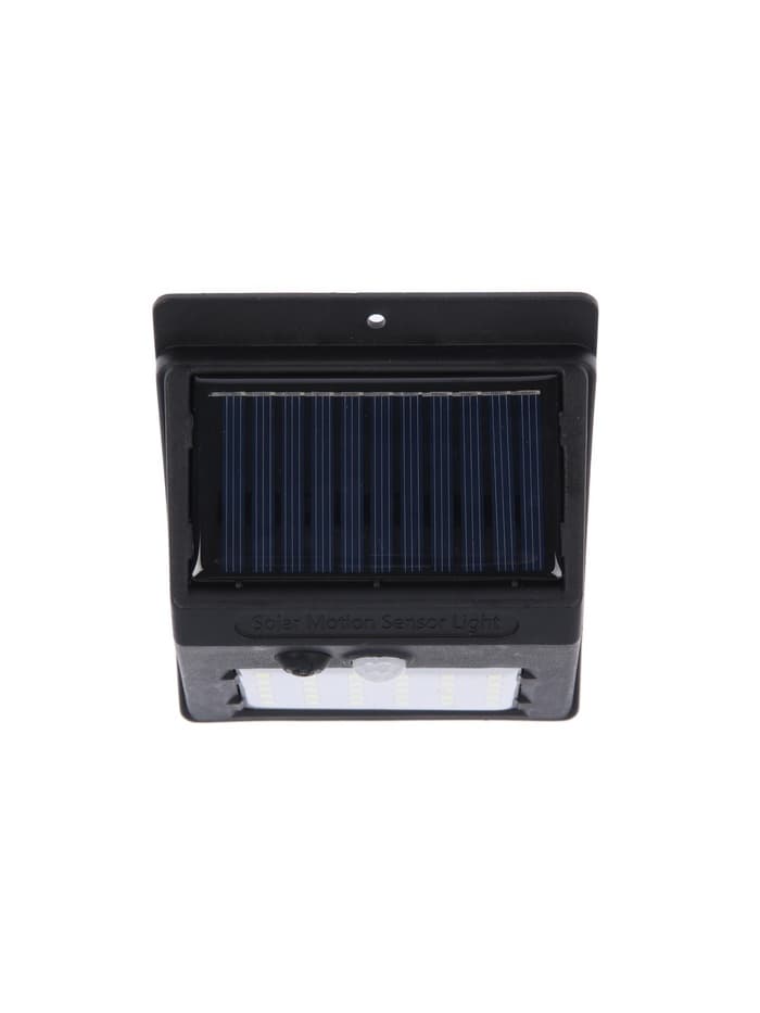 Садовый светильник, уличный, на солнечной батарее с датчиком движения, накладной, 30 LED, свечение белое