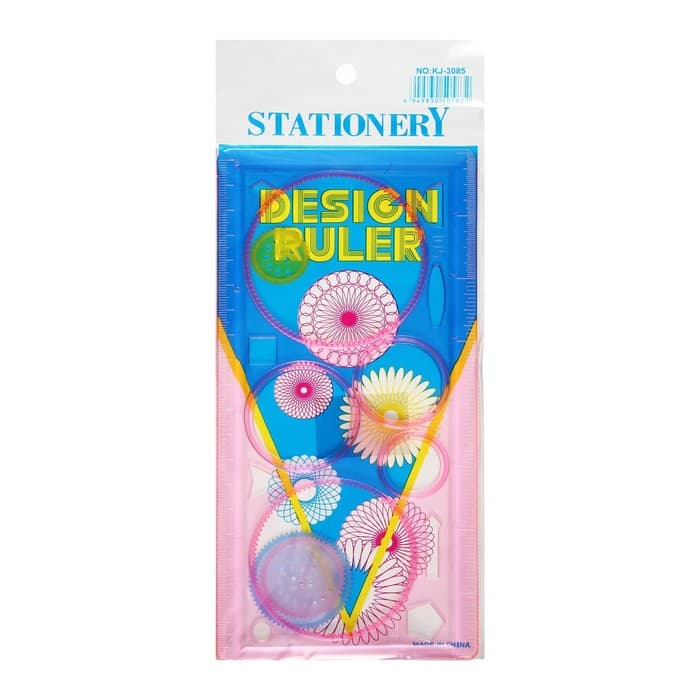 Линейка-спирограф Calligrata, 20 см, МИКС