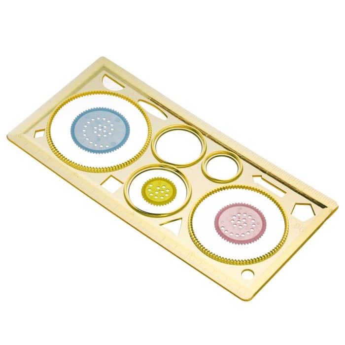 Линейка-спирограф Calligrata, 20 см, МИКС