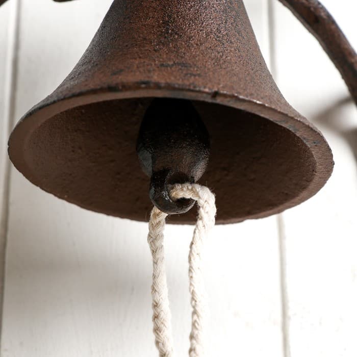 Колокол настенный чугун «Птички на ветке», 16.5×24×11 см