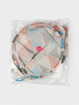 Корзина для белья Доляна «Ромбы», 30×30×30 см