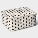 Кофр для хранения вещей «Ажур», 55×42×25 см, бежевый