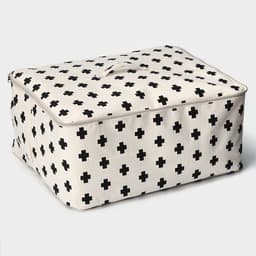 Кофр для хранения вещей «Ажур», 55×42×25 см, бежевый