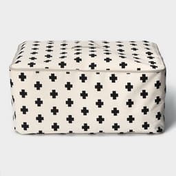 Кофр для хранения вещей «Ажур», 55×42×25 см, бежевый