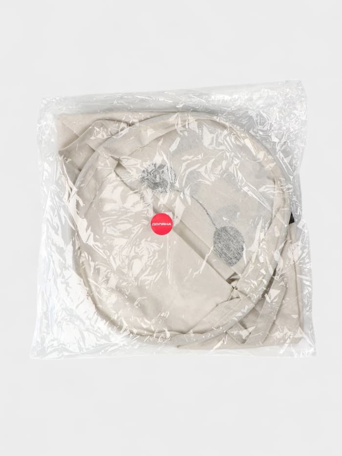 Корзина для белья Доляна «Панда», 30×30×30 см, белая