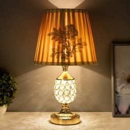 Лампа настольная «Авантюризм» 1×60 Вт E27 золото низ подсветка 29×29×43 см RISALUX