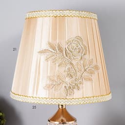 Лампа настольная «Авантюризм» 1×60 Вт E27 золото низ подсветка 29×29×43 см RISALUX