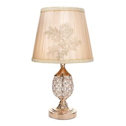 Лампа настольная «Авантюризм» 1×60 Вт E27 золото низ подсветка 29×29×43 см RISALUX