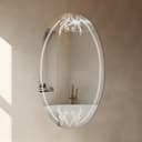 Зеркало интерьерное настенное, с пескоструйной графикой, 57×34 см