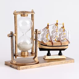 Часы песочные «Фрегат», сувенирные, 15.5×6.5×12.5 см