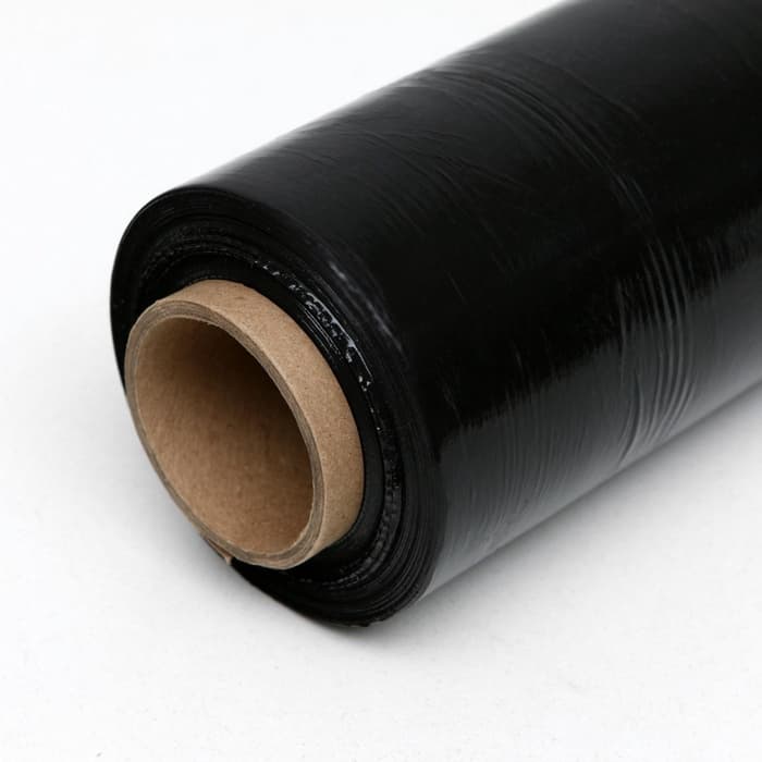 Стрейч - пленка, чёрная, 500 мм × 217 м, 2 кг, 20 мкм