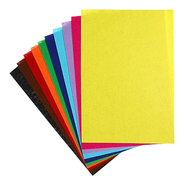 Набор фетра, А3, 10 цветов, толщина-1 мм