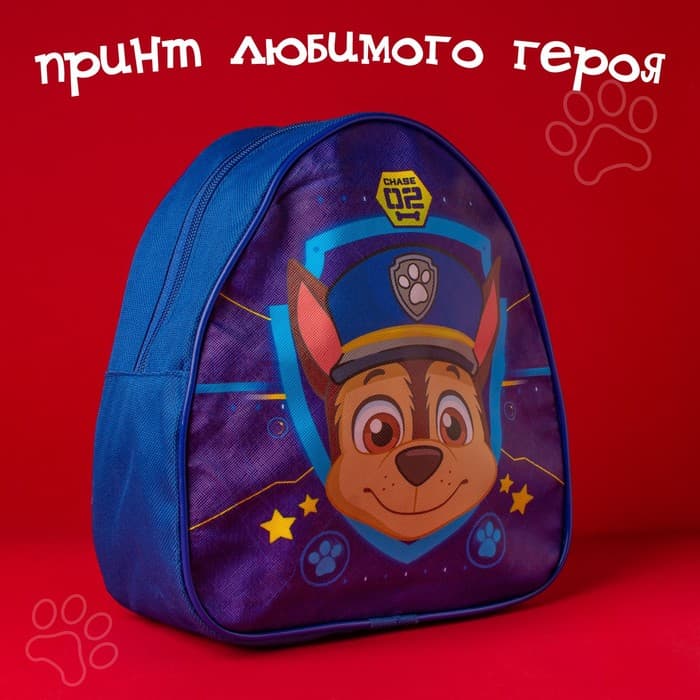 Рюкзак детский для мальчика, 23×21×10 см, Щенячий патруль
