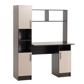 Стол компьютерный «СК06», с надстройкой, 1230×570×1600 мм, цвет венге/белфорт