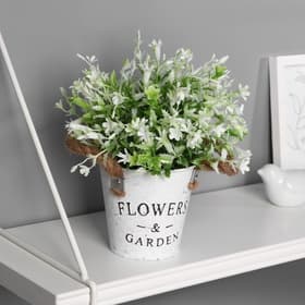 Искусственный цветок в горшке «Садовый рай», колокольчики, 11×20 см, МИКС