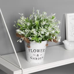 Искусственный цветок в горшке «Садовый рай», колокольчики, 11×20 см, МИКС