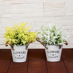 Искусственный цветок в горшке «Садовый рай», колокольчики, 11×20 см, МИКС