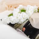 Цветы искусственные «Японская вишня», 5×88 см, белые