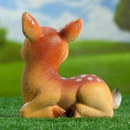 Садовая фигура из гипса «Оленёнок», 17×10×16 см