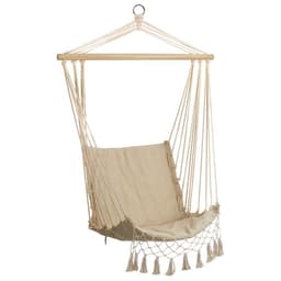 Гамак-кресло maclay, подвесное, 96×50 см, бежевое