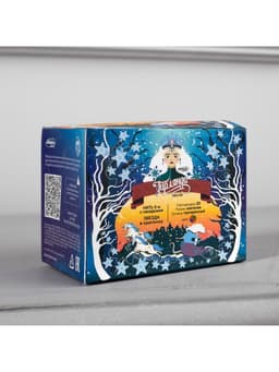 Гирлянда «Нить» 5 м с насадками «Звезда в крапинку», IP20, прозрачная нить, 20 LED, свечение мульти (RG/RB), мигание, 220 В