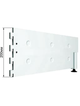 Опора для стеллажа, 40 см, белая