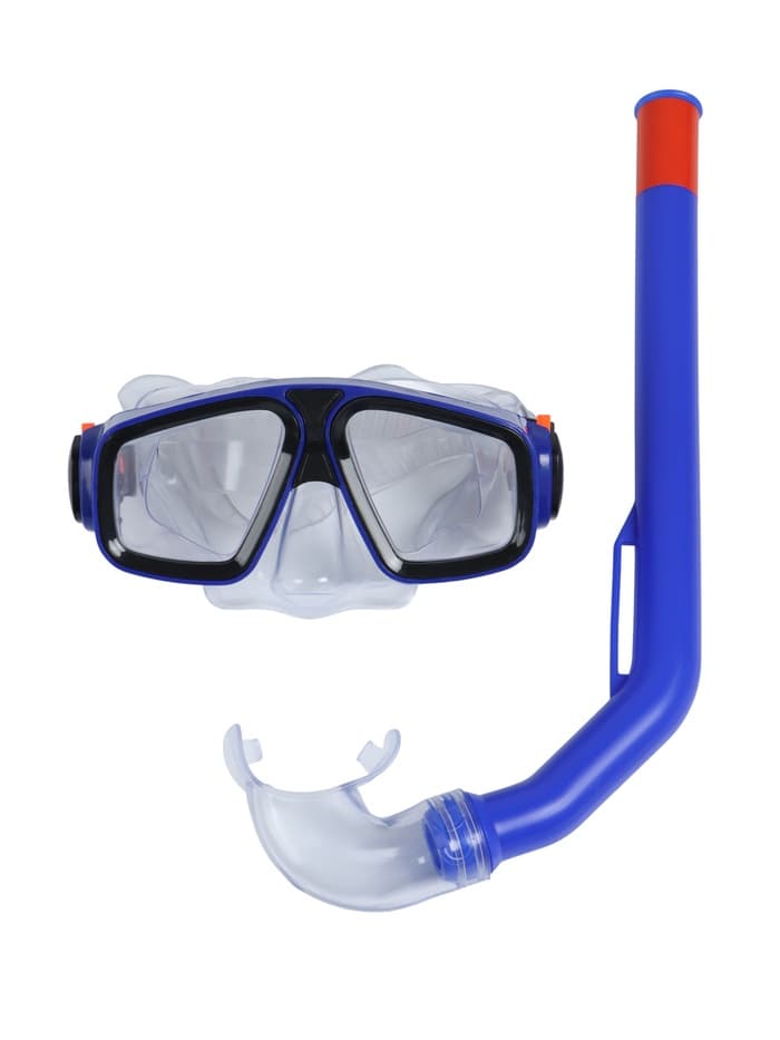 Набор для плавания ONLYTOP: маска, трубка, цвета МИКС