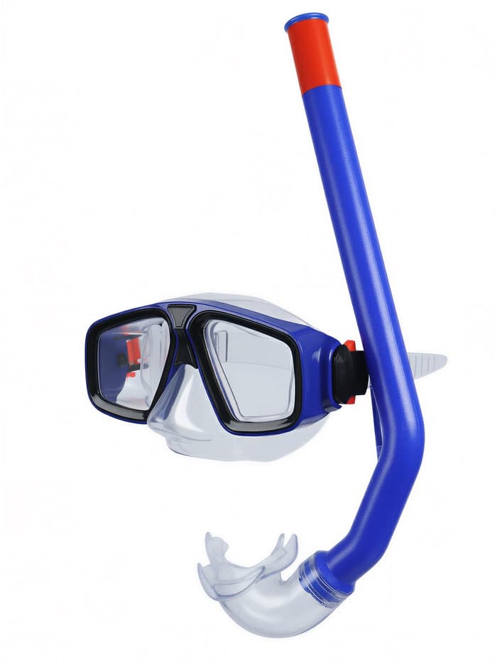 Набор для плавания ONLYTOP: маска, трубка, цвета МИКС