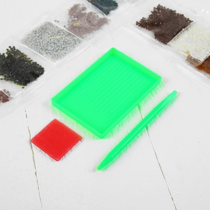 Алмазная мозаика с частичным заполнением на подрамнике «Пёс», 30×40 см