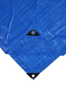 Тент защитный, 6×5 м, плотность 60 г/м², УФ, люверсы шаг 1 м, синий