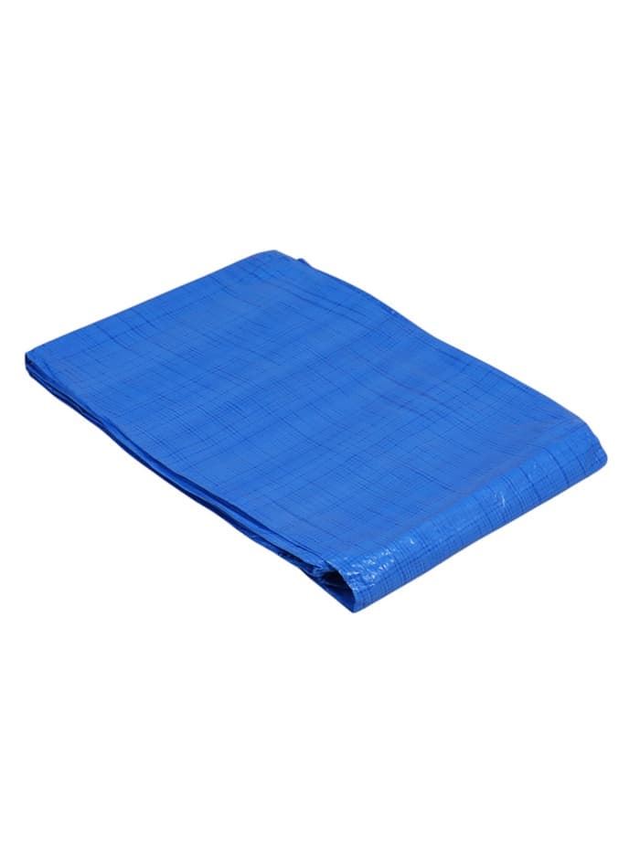 Тент защитный, 6×5 м, плотность 60 г/м², УФ, люверсы шаг 1 м, синий