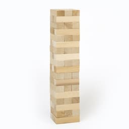 Падающая башня дженга, настольная игра Задира-плюс «Березка» макси, 54 бруска